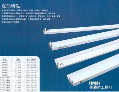 CE認(rèn)證全塑料T5支架燈 安全、環(huán)保、高效的現(xiàn)代照明選擇